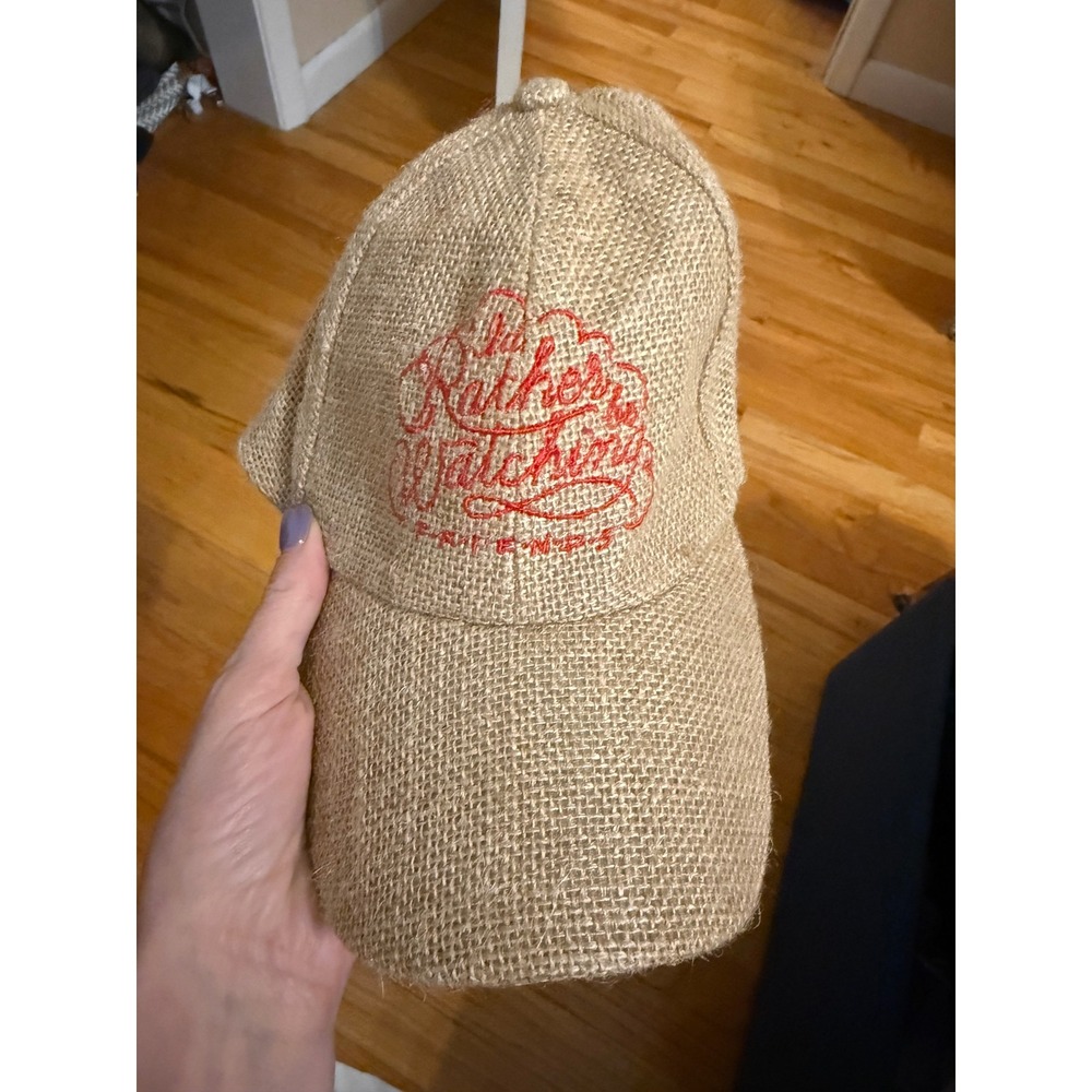 Friends The Television Series Burlap Baseball Cap Embroidered‎ Red Logo